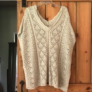 Slouchy Short Sleeve Sweater